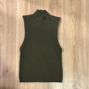 ALICE + OLIVIA Sleeveless Knit Turtleneck Top